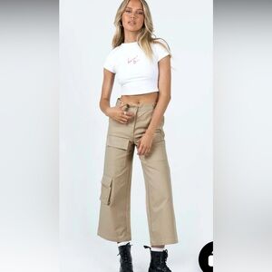 Princess Polly cropped wide leg pants